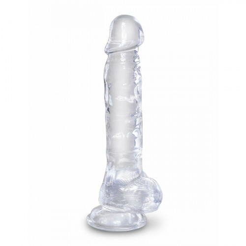 Realistické dildo Pipedream King Cock Clear