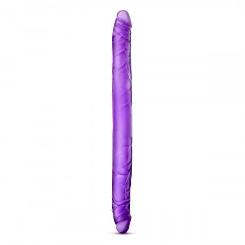 Masturbátor v tvare vagíny a zadku Double Penetration Blush B yours Purpurová