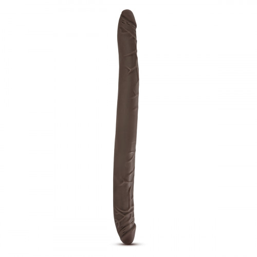 Masturbátor v tvare vagíny a zadku Double Penetration Blush Dr Skin Gaštanová