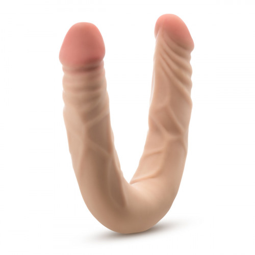 Masturbátor v tvare vagíny a zadku Double Penetration Blush Dr Skin Mäso