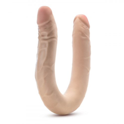 Masturbátor v tvare vagíny a zadku Double Penetration Blush Dr Skin Mäso