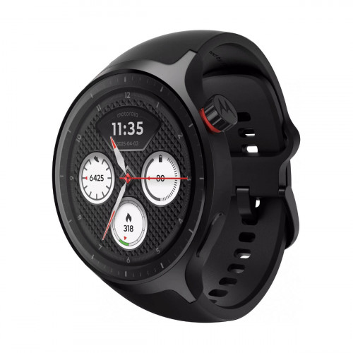 Chytré hodinky Motorola Moto Watch 47mm Čierna 1,43" 47 mm 46 mm Ø 47 mm