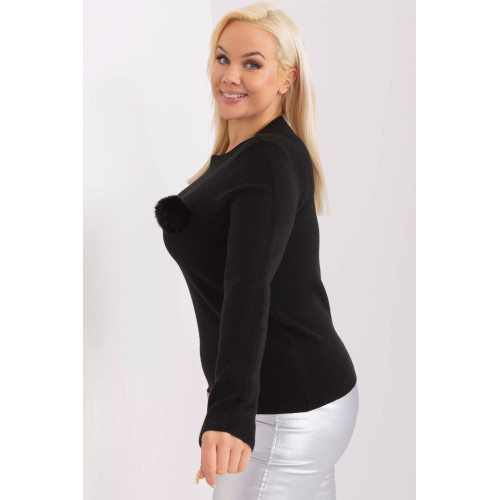 Sveter plus size model 190071 P-M Sveter plus size model 190071 P-M