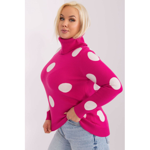 Sveter plus size model 190123 P-M Sveter plus size model 190123 P-M