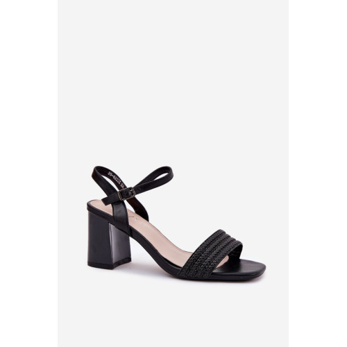 Sandále na opätkoch model 213017 Step in style Sandále na opätkoch model 213017 Step in style