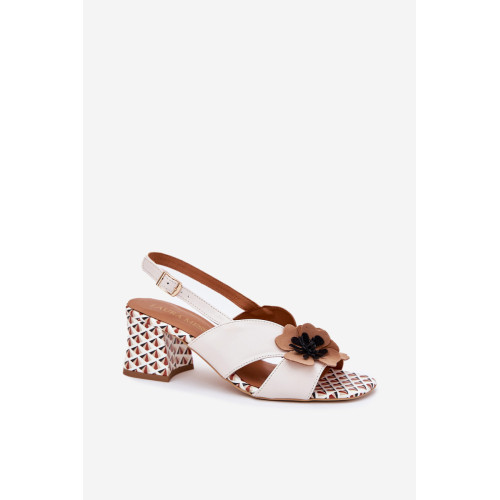 Sandále na opätkoch model 214983 Step in style Sandále na opätkoch model 214983 Step in style