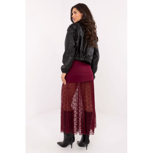 Čipkovaná sukňa model 221593 Italy Moda Čipkovaná sukňa model 221593 Italy Moda