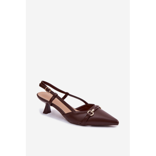 Sandále na opätkoch model 227446 Step in style Sandále na opätkoch model 227446 Step in style