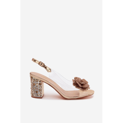 Sandále na opätkoch model 228404 Step in style Sandále na opätkoch model 228404 Step in style
