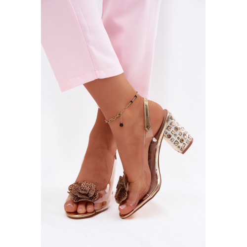 Sandále na opätkoch model 228404 Step in style Sandále na opätkoch model 228404 Step in style
