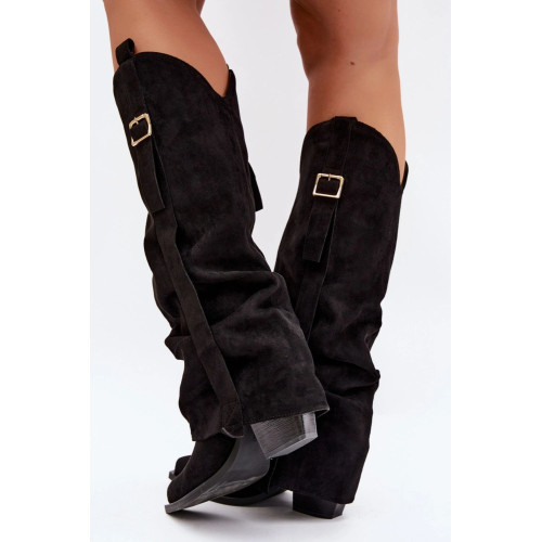 Čižmy na vysokom opätku model 230959 Step in style Čižmy na vysokom opätku model 230959 Step in style
