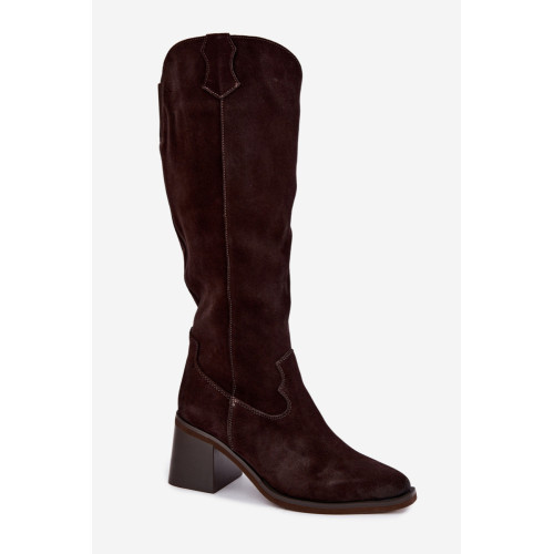 Čižmy na vysokom opätku model 232093 Step in style Čižmy na vysokom opätku model 232093 Step in style
