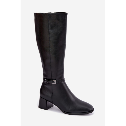 Čižmy na vysokom opätku model 232097 Step in style Čižmy na vysokom opätku model 232097 Step in style