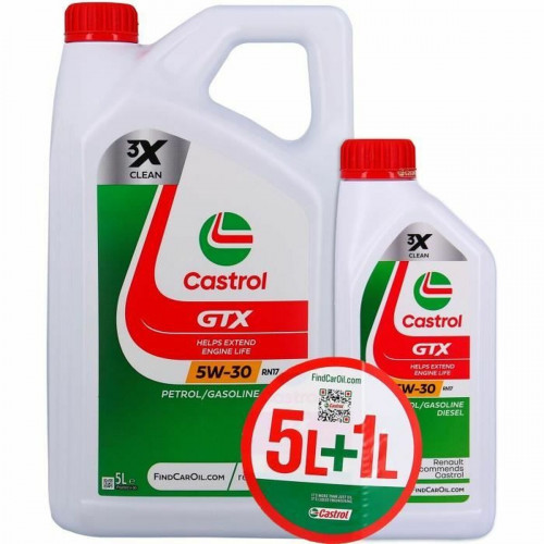 Motorový olej pre automobily Castrol GTX 5W 30 6 L