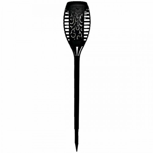 Slnečná lampa Galix Živica Čierna Ø 7,3 x 47 cm