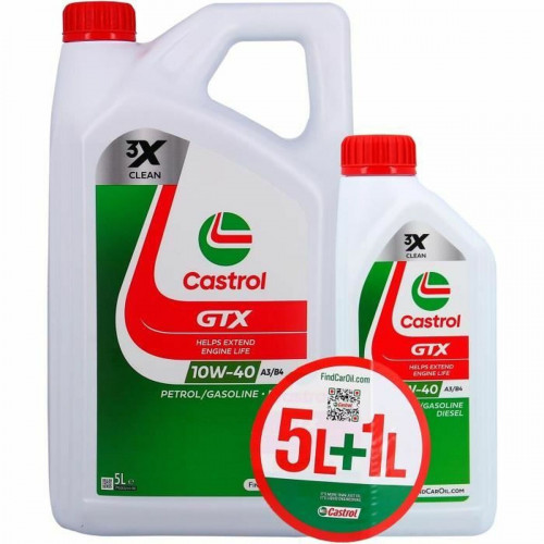 Motorový olej pre automobily Castrol GTX 10W 40 6 L