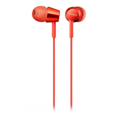 Slúchadlá s mikrofónom Sony MDR-EX155AP Červená