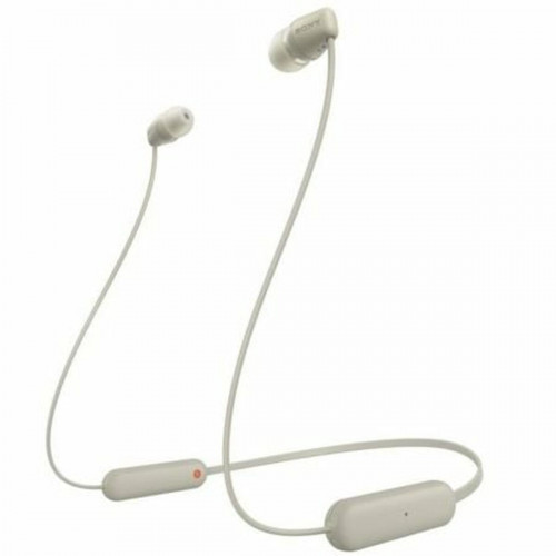 Slúchadlá s Bluetooth Sony WI-C100 Béžová Sivá