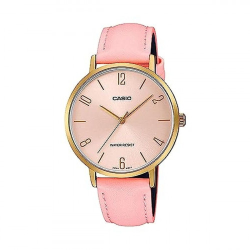 Dámske hodinky Casio MINIMAL GOLD, LEATHER - PINK (Ø 34 mm)