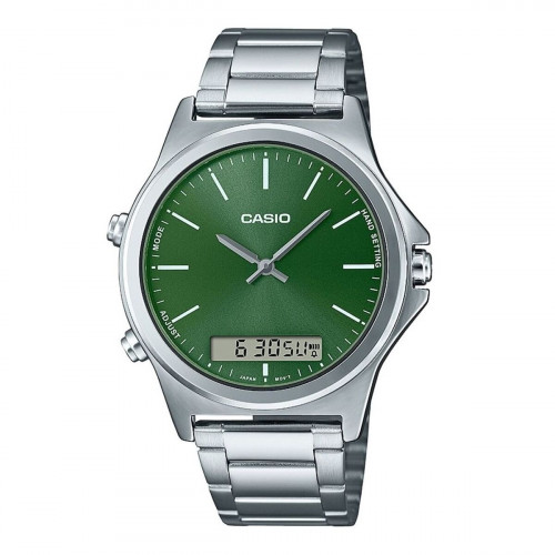 Pánske hodinky Casio COLLECTION zelená Striebristý (Ø 41,5 mm)