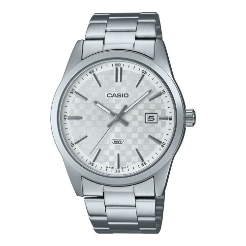 Pánske hodinky Casio DATE CARBON LOOK DIAL -SILVER (Ø 41 mm)