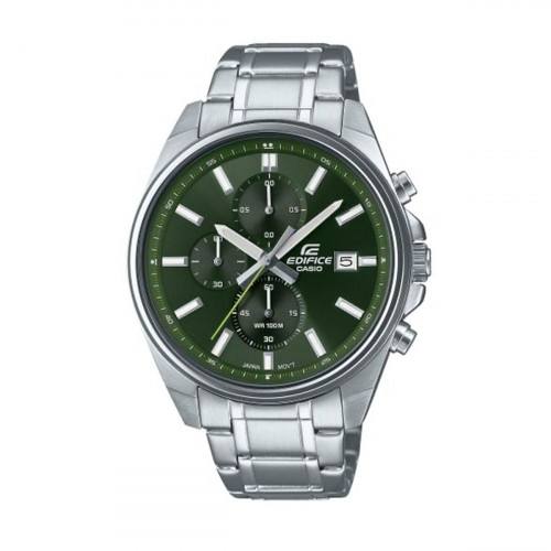 Pánske hodinky Casio EFV-610D-3CVUEF zelená Striebristý