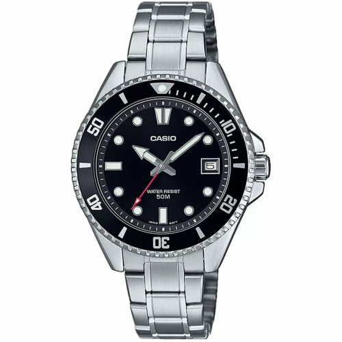 Pánske hodinky Casio DIVER COMPACT 50M - BLACK Čierna Striebristý (Ø 38,5 mm)