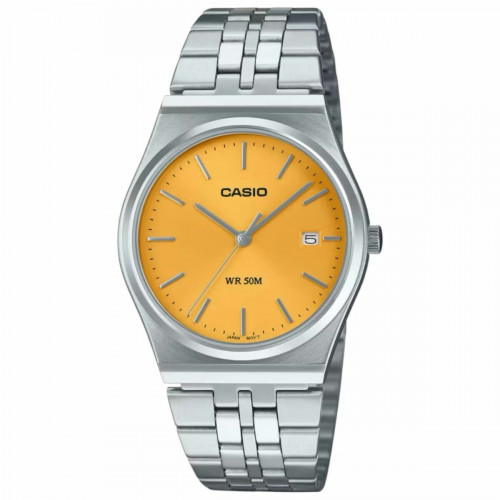 Pánske hodinky Casio DATE - OCHER YELLOW ***SPECIAL PRICE*** Žltá Striebristý (Ø 35 mm)