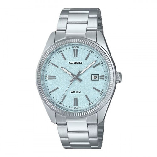 Pánske hodinky Casio DATE - LIGHT BLUE, MATTE DIAL (Ø 38,5 mm)