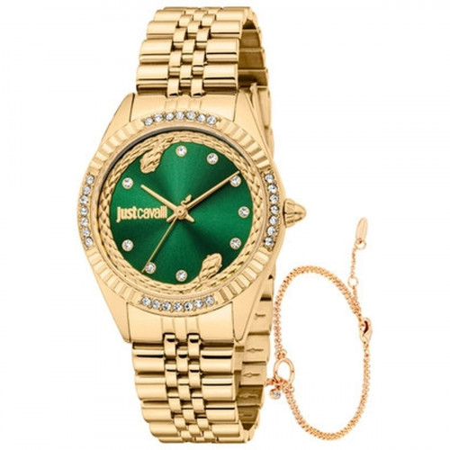 Dámske hodinky Just Cavalli ANIMALIER SPECIAL PACK + BRACELET Zlatá (Ø 30 mm)