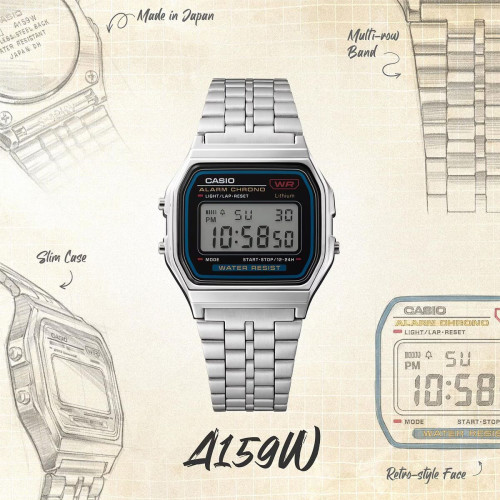 Unisex hodinky Casio A159W-N1DF Unisex hodinky Casio A159W-N1DF