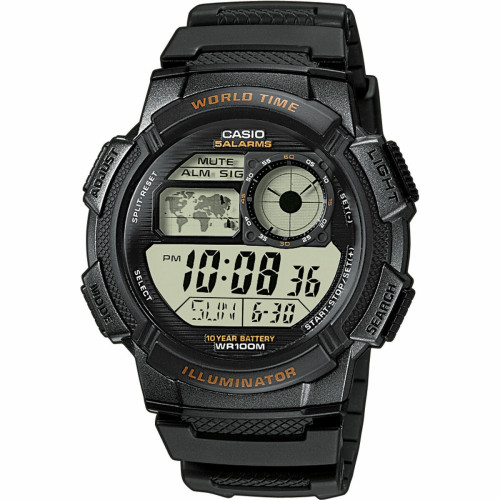 Pánske hodinky Casio AE-1000W-1AVEF Čierna Sivá (Ø 43 mm) (Ø 45 mm)