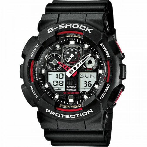 Pánske hodinky Casio G-Shock GS BASIC Čierna Červená (Ø 51 mm)