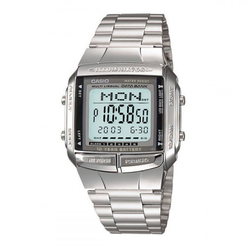 Pánske hodinky Casio DATABANK Striebristý (Ø 38 mm)