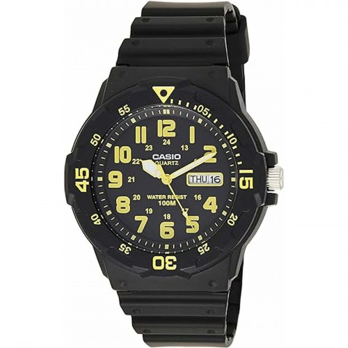 Pánske hodinky Casio DIVER 100M Žltá Čierna (Ø 44,5 mm)
