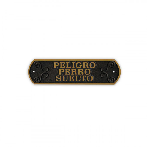 Odznak Magnet & Steel Peligro perro Suelto 24 x 7,2 cm