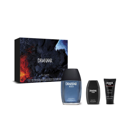 Súprava s unisex parfumom Guy Laroche DRAKKAR BLEU 3 Kusy