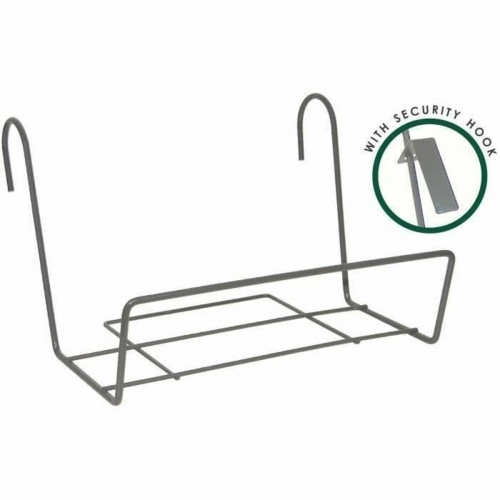 Držiak na zavesenie kvetináčov na okno Garden ID Balcony Sivá