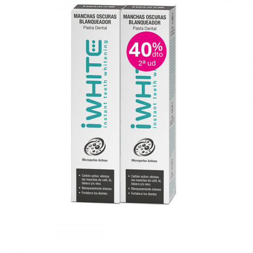 Zubná pasta na bielenie zubov iWhite Dark Spots 2 x 75 ml