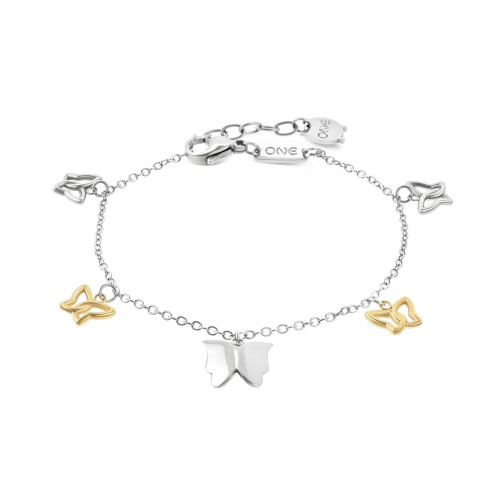 Dámsky náramok One Jewels OJBB02SG Zlatá Striebristý