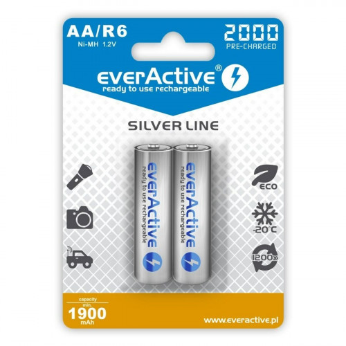 Dobíjacie Batérie EverActive EVHRL6-2000 2000 mAh 1,2 V