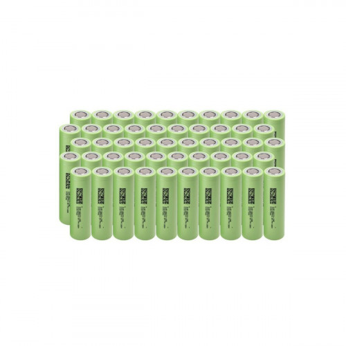 Dobíjacie Batérie Green Cell 50GC18650NMC29 2900 mAh 3,7 V 18650 (50 kusov)