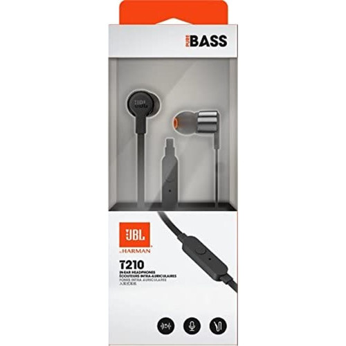 Slúchadlá JBL T210 Čierna
