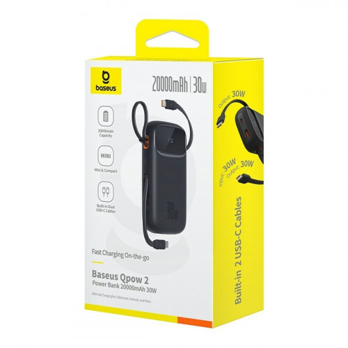 Powerbank Baseus P10055009113-00 Čierna 20000 mAh