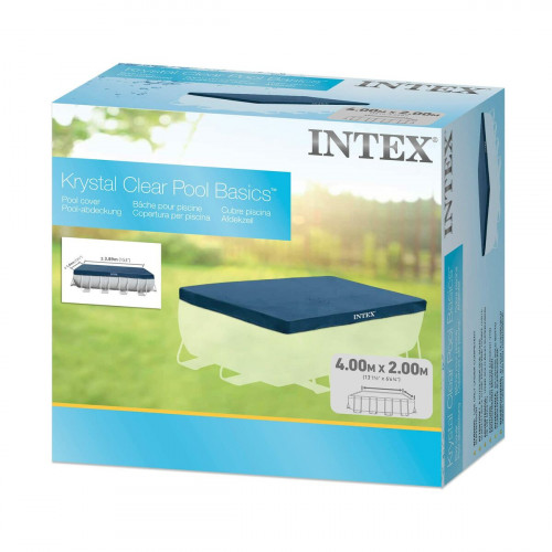Kryt bazéna Intex 28037 4 x 2 m Modrá Námornícka modrá