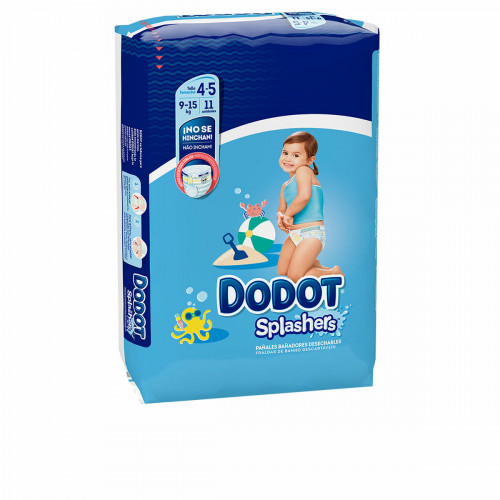 Jednorázové plienky Dodot Splashers 4-5 9-15 kg (11 Kusov)