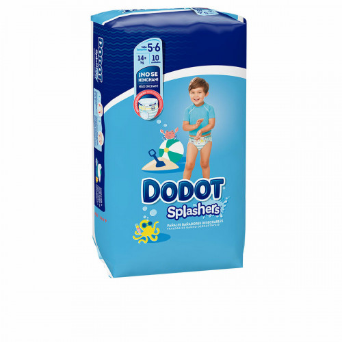 Jednorázové plienky Dodot Splashers 5-6 14 Kg (10 kusov)
