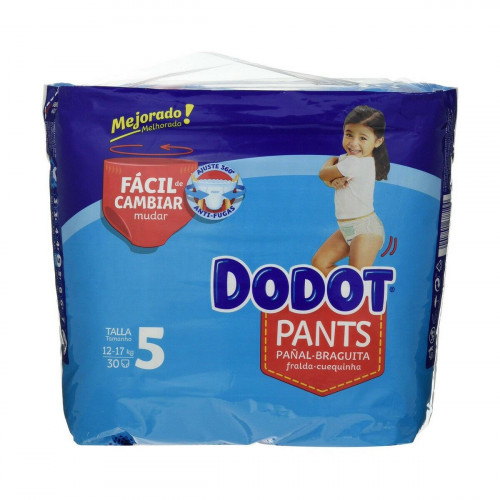 Jednorázové plienky Dodot Dodot Pants Veľkosť 5 12-17 kg 30 kusov