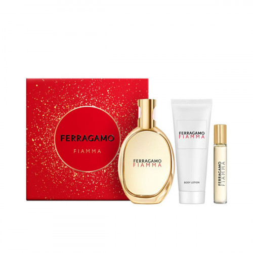 Súprava s dámskym parfumom Salvatore Ferragamo FIAMMA EDP 3 Kusy