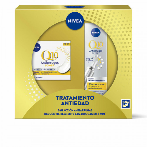 Súprava s pánskou kozmetikou Nivea Q10 ANTI-ARRUGAS Proti vráskam Q10 2 Kusy Súprava s pánskou kozmetikou Nivea Q10 ANTI-ARRUGAS Proti vráskam Q10 2 Kusy